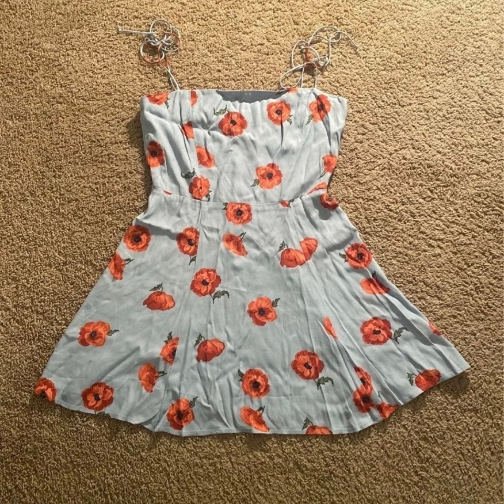 Cute blue floral dress